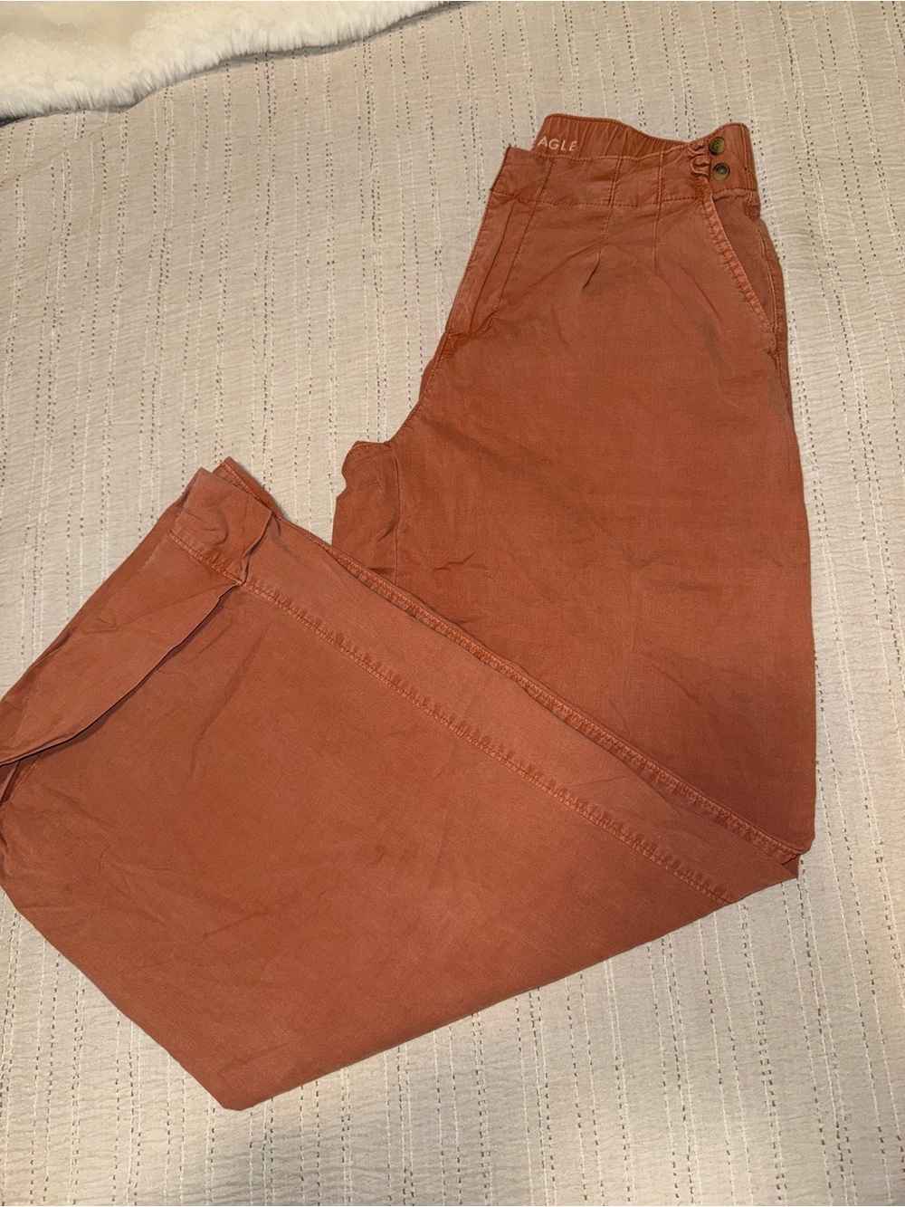 American Eagle Outfitters Womens Rust Orange Pants